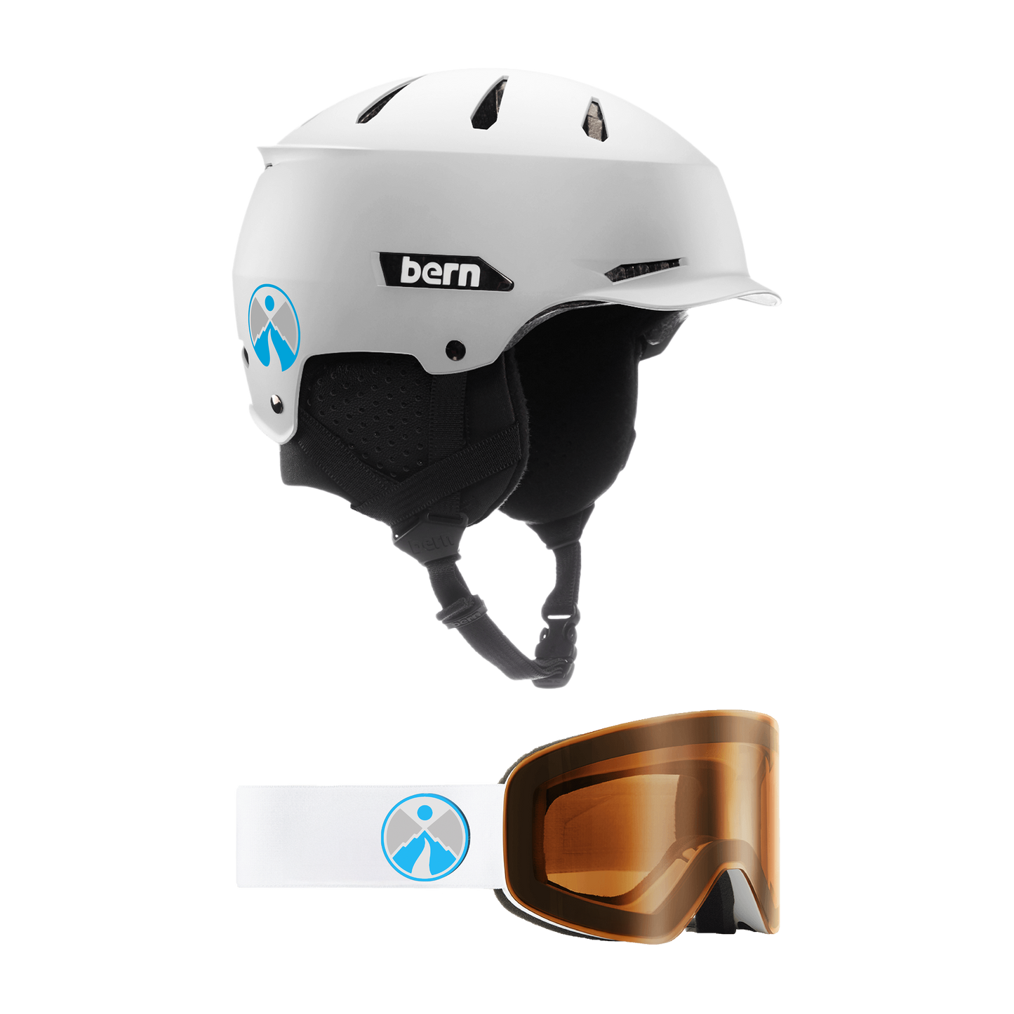 Snow Angel Foundation x Bern B-1 Core Goggle + Hendrix Helmet White Bundle Pre-Sale
