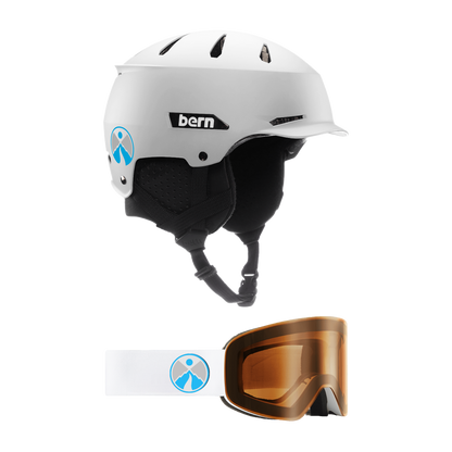 Snow Angel Foundation x Bern B-1 Core Goggle + Hendrix Helmet White Bundle Pre-Sale